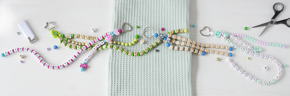 personalisierte Lernketten wie Jahresketten & Rechenketten für Kinder